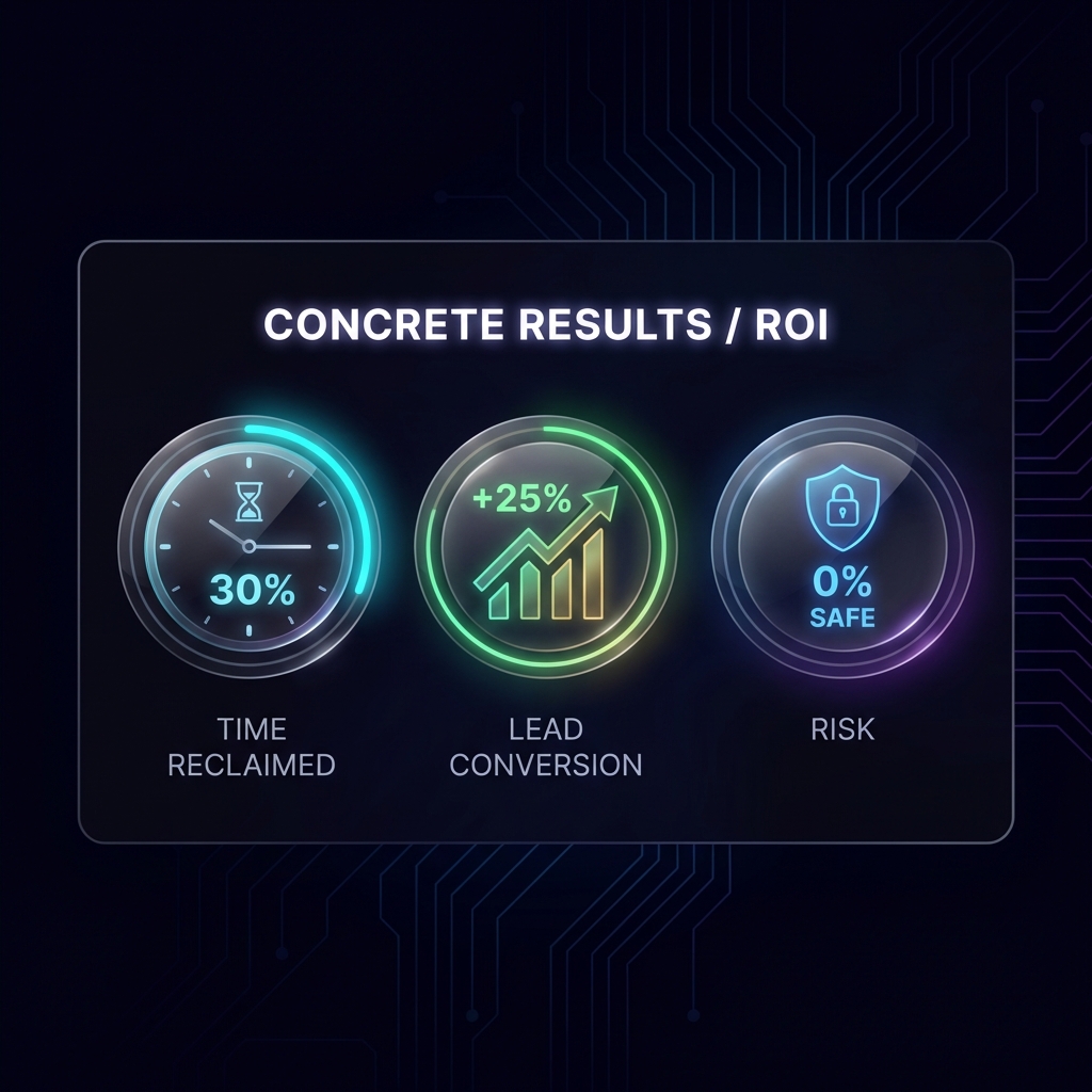 Concrete Results / ROI Graphic